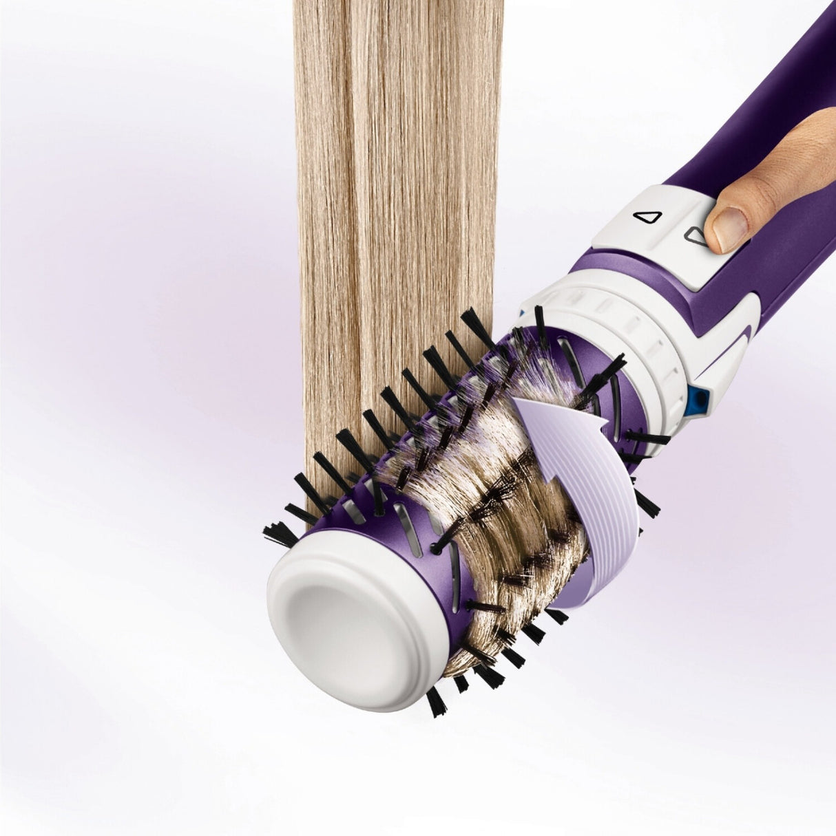 ROWENTA Warmluftbürste CF9530 Brush Active Volume & Shine 1000W violett