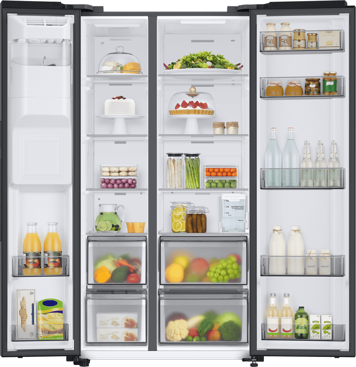 Samsung Side-by-Side RS-6GA8521B1/EG 634 l Gesamtvolumen