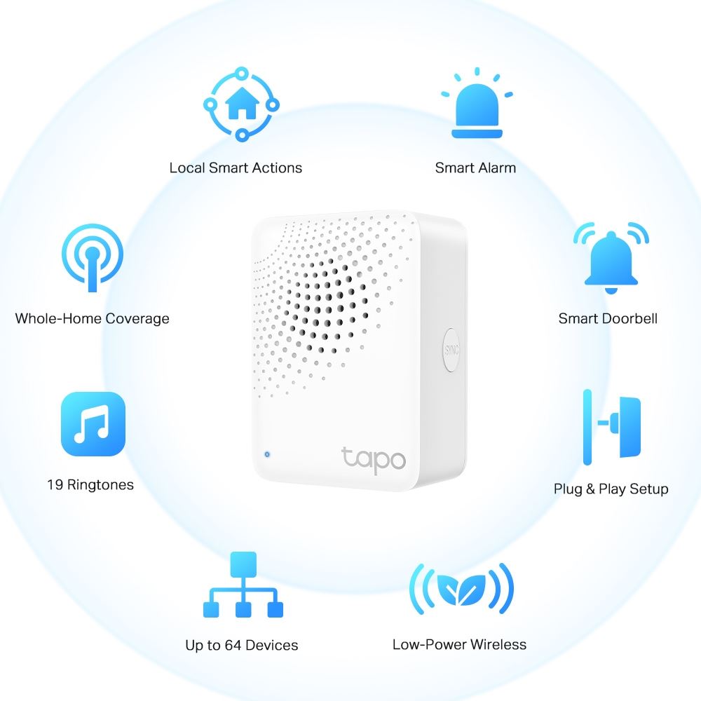 TP-Link Tapo H100 intelligenter Hub mit Alarmfunktion