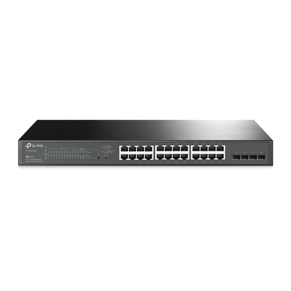 TP-Link JetStream 28-Port Gigabit Smart Switch mit 24-Port PoE+