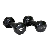 Christopeit Vinyl Hanteln - Beauty Bells 2 x 3 kg (Paar)