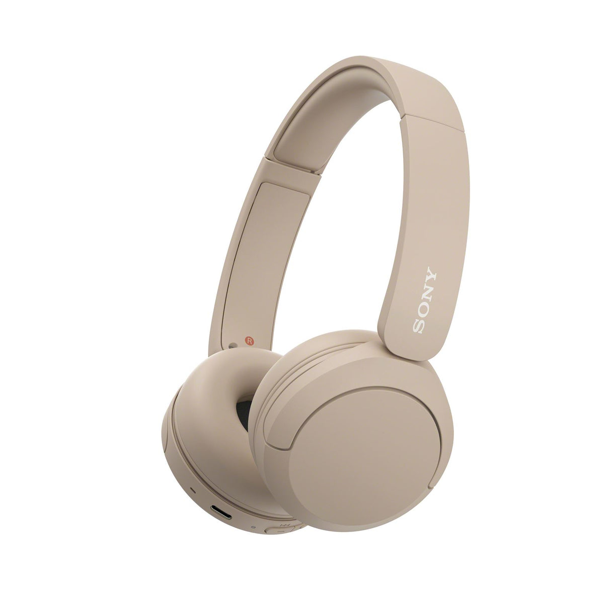 Sony WH-CH520C Kabellose Bluetooth-Kopfhörer, creme - bis zu 50 Stunden Akkulaufzeit