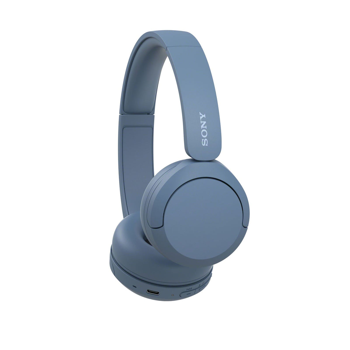Sony WH-CH520L Kabellose Bluetooth-Kopfhörer, blau - bis zu 50 Stunden Akkulaufzeit