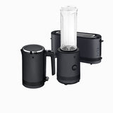 WMF KÜCHENminis Deep Black 3er Set mit Toaster, Wasserkocher und Standmixer