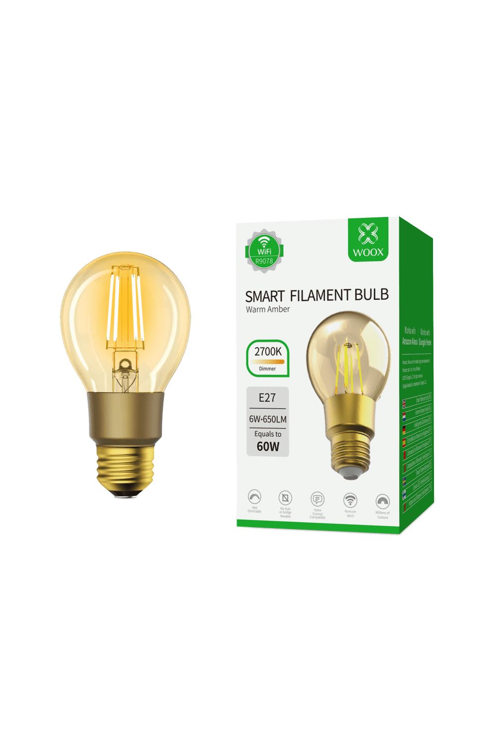 WOOX R9078 Smart Filament Bulb