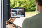 Christopeit Holz Wasser Rudergerät WP 5000 mit Kinomap App & Empfänger